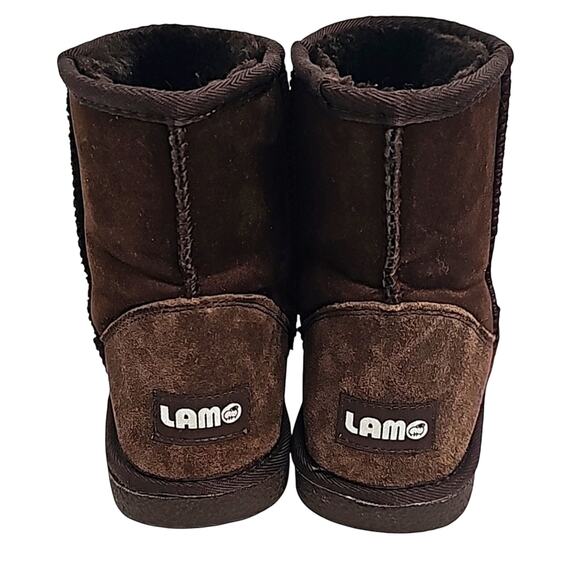Lamo Womens's Classic 6" Tall Premium Faux Fur Brown Fashion Winter Boot Size 7 - Picture 5 of 8